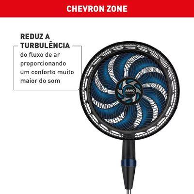 Ventilador Arno X-TREME 2 em 1 Mesa ou Coluna 40cm 160W Silencioso Preto / 110V