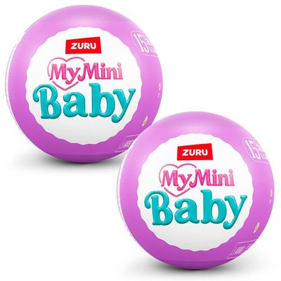 Kit com 2 - 5 Surprise My Mini Baby Série 2