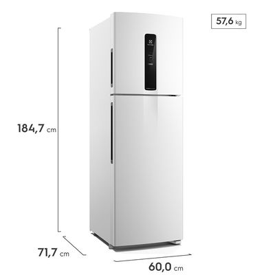Geladeira Electrolux Frost Free Inverter 410 Litros Duplex Branca IF46 Branco / 220V