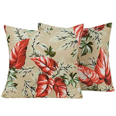 Capa Almofada Atualle Gorgurão 1 Peça 45cm X 45cm 53% Algodão 47% Poliéster - Bege
