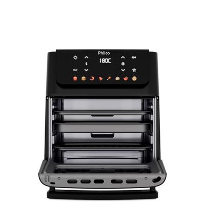 Fritadeira Elétrica Air Fryer Oven PAF11B Visor Removível Preta Philco n/a
