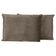 Par De Fronhas Em Manta Canelada 70cm X 50cm - Porta Travesseiro Mantinha Microfibra Para Inverno Cor Caqui