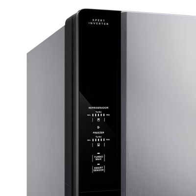 Geladeira BRE66AK Smart Frost Free Inverse 500L Inox Bivolt Brastemp Inox / Bivolt