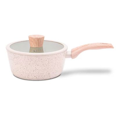 Jogo de Panelas Brinox Ceramic Life 6 Peças Sirius Antiaderente Indução Vanilla Vanilla