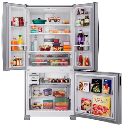 Geladeira BRO85MK 559 Litros Frost Free French Door Brastemp Inox / 220V