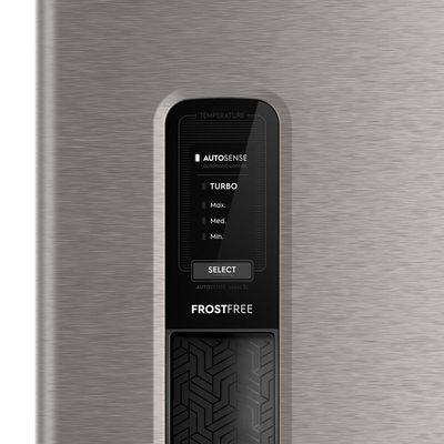 Geladeira IF41S Frost Free Duplex 380L AutoSense Inverter Inox Look Econômica Silenciosa Electrolux Inox / 110V
