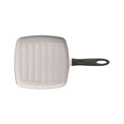 Frigideira Grill Brinox Suprema Ceramic Life Antiaderente Mineral Resist 750ml 24x24x2,3cm Vanilla Vanilla