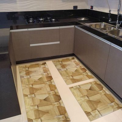 Kit 3 Peças Jogo Cozinha Passadeira Manta Vinilico Laminado Harmony