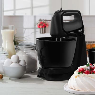 Batedeira Mini Chef HM11 185W Arno Preto / 127V