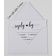 50 Cartões RSVP Vazios com Envelopes Brancos - para Casamento, Jantar de Ensaio, Chá de Bebê, Chá de Noiva, Noivado - Inkdotpot 10,16 Cm × 15,24 Cm / Branco