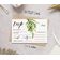 50 Cartões RSVP Brancos com Envelopes Brancos - Folhagem para Casamento/Jantar de Ensaio/Chá de Bebê/Chá de Noiva/Noivado - Inkdotpot 10,16 Cm × 15,24 Cm / Branco