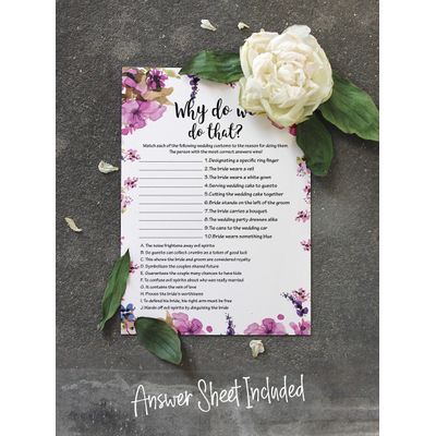 Cartões Quadrados em Branco para Chá de Noiva/Despedida de Solteira Pacote com 50 Jogo para Preencher Ideias de Presente Floral - Inkdotpot 12,7 Cm × 17,78 Cm / Branco - Por Que Fazemos Isso?