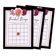 Cartões Florais Quadrados em Branco para Chá de Noiva e Despedida de Solteira 50 Unidades para Preencher Ideias de Presente - Inkdotpot 12,7 Cm × 17,78 Cm / Branco - Bingo da Noiva