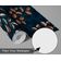 Papel de Parede Folhas de Outono Azul - Vinil Autoadesivo Decorativo, Fácil DIY para Quarto, Sala e Armários - S4Sassy 63,5 cm (L) × 152,4 cm (C) / Azul - Vinil Liso