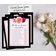 Cartões Florais Quadrados em Branco para Chá de Noiva e Despedida de Solteira 50 Unidades para Preencher Ideias de Presente - Inkdotpot 12,7 Cm × 17,78 Cm / Branco - Conjunto de Jogos