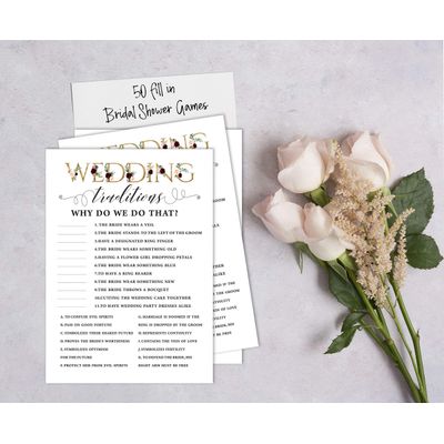 50 Cartões Florais Quadrados em Branco para Chá de Noiva e Despedida de Solteira para Preencher Ideias de Presente - Inkdotpot 12,7 Cm × 17,78 Cm / Branco - Por Que Fazemos Isso?