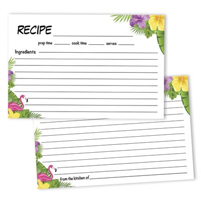 Cartões de Receita 10x15 cm (Kit 50) Premium Grossos Dupla-Face Brancos Modernos para Casamento, Chá de Noiva e Chá de Bebê - Inkdotpot 15,24 Cm × 10,16 Cm / Branco