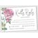 50 Cartões RSVP em Branco com Envelopes Brancos, Estilo Floral para Casamento, Jantar de Ensaio, Chá de Bebê/Noiva, Noivado - Inkdotpot 10,16 Cm × 15,24 Cm / Branco