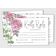 50 Cartões RSVP em Branco com Envelopes Brancos, Estilo Floral para Casamento, Jantar de Ensaio, Chá de Bebê/Noiva, Noivado - Inkdotpot 10,16 Cm × 15,24 Cm / Branco