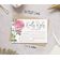 50 Cartões RSVP em Branco com Envelopes Brancos, Estilo Floral para Casamento, Jantar de Ensaio, Chá de Bebê/Noiva, Noivado - Inkdotpot 10,16 Cm × 15,24 Cm / Branco
