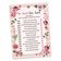 50 Cartões Florais para Jogo, Chá de Noiva, Despedida de Solteira, Quadrados em Branco para Preencher Ideias de Lembrança - Inkdotpot 12,7 Cm × 17,78 Cm / Branco - Ele Disse, Ela Disse