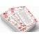 50 Cartões Florais para Jogo, Chá de Noiva, Despedida de Solteira, Quadrados em Branco para Preencher Ideias de Lembrança - Inkdotpot 12,7 Cm × 17,78 Cm / Branco - Ele Disse, Ela Disse