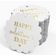 Etiquetas Pendentes de Papel Metalizado para Lembrancinhas 'Feliz Dia dos Namorados' - Inkdotpot 50 Etiquetas Metalizadas / Branco - Ouro Rosé