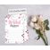 Cartões Quadrados em Branco para Chá de Noiva e Despedida de Solteira, Jogo Floral para Preencher Ideias de Presente, 50 Unid. - Inkdotpot 12,7 Cm × 17,78 Cm / Branco - Ele Disse, Ela Disse