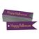 Etiquetas de Papel Metalizado 'Feliz Halloween' para Lembrancinhas de Halloween - Inkdotpot 50 Etiquetas Metalizadas / Roxo - Dourado