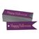 Etiquetas de Papel Metalizado 'Feliz Halloween' para Lembrancinhas de Halloween - Inkdotpot 50 Etiquetas Metalizadas / Roxo - Ouro Rosé