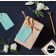 Etiquetas de Papel Metalizadas 'Obrigado por Celebrar Comigo' para Lembrancinhas de Aniversário para Pendurar - Inkdotpot 100 Etiquetas Metalizadas / Azul - Dourado