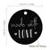 Etiqueta de Papel Metalizado com Texto 'Made With Love' para Lembrancinha de Pendurar - Inkdotpot 100 Etiquetas Metalizadas / Preto - Prata
