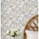 Papel de Parede Autoadesivo Jardim Tropical Pastel, Vinil Impermeável Removível, Bege, para Quarto e Sala de Jantar - S4Sassy 63,5 cm (L) × 304,8 cm (C) / Bege - Vinil Liso
