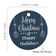 Etiquetas de Papel Metalizado para Pendurar 'Feliz Natal e Boas Festas' para Lembrancinhas - Inkdotpot 100 Etiquetas Metalizadas / Azul - Prata