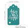 Etiquetas de Papel Metalizado Pendentes para Lembrancinhas de Natal "Merry and Bright" - Inkdotpot 100 Etiquetas Metalizadas / Verde - Prata