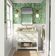 Jardim do Templo Papel de Parede Estilo Asiático Autoadesivo, Revestimento Decorativo, DIY Fácil para Quarto e Sala - Verde - S4Sassy 63,5 cm (L) × 152,4 cm (C) / Verde - Vinil Liso