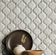 Revestimento de Parede Vintage Mosaico Liso Impermeável, Contact Estampa Arabesco para Backsplash, Vinil Autoadesivo, DIY, Branco - S4Sassy 63,5 cm (L) × 609,6 cm (C) / Branco - Vinil Liso