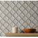 Revestimento de Parede Vintage Mosaico Liso Impermeável, Contact Estampa Arabesco para Backsplash, Vinil Autoadesivo, DIY, Branco - S4Sassy 63,5 cm (L) × 609,6 cm (C) / Branco - Vinil Liso