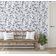 Papel de Parede Autoadesivo Vintage Pássaro e Flor Azul, Vinil Removível DIY para Parede de Entrada, Solução Fácil - S4sassy 63,5 cm (L) × 304,8 cm (C) / Azul - Vinil Texturizado