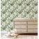 Papel de Parede Folhas Abstratas Verde, Vinil Autoadesivo Decorativo, Aplicação Fácil DIY para Quarto e Sala de Estar - S4Sassy 63,5 cm (L) × 304,8 cm (C) / Verde - Vinil Texturizado