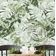 Papel de Parede Folhas Abstratas Verde, Vinil Autoadesivo Decorativo, Aplicação Fácil DIY para Quarto e Sala de Estar - S4Sassy 63,5 cm (L) × 304,8 cm (C) / Verde - Vinil Texturizado