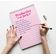 Bloco de Lista de Tarefas Produtiva 15 x 23 cm, Rosa, Espiral, Checklist Diário, Organizador Motivacional Destacável (50 Folhas) - Inkdotpot 15,24 Cm × 22,86 Cm / Rosa