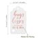 Novas Etiquetas de Papel Pendentes com Foil Artesanal para Lembrancinhas de Casamento 'Hugs and Kisses' - Inkdotpot 50 Etiquetas Metalizadas / Branco - Ouro Rosé