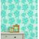 Revestimento de Parede Vinílico Autoadesivo Recife de Coral, Mural Removível Verde Instantâneo para Banheiro, Lavanderia e Closet - S4Sassy 63,5 cm (L) × 304,8 cm (C) / Verde - Vinil Liso