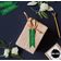 Etiqueta de Papel Metalizada Artesanal para Lembrancinha 'Feliz Natal' para Pendurar - Inkdotpot 100 Etiquetas Metalizadas / Verde - Dourado