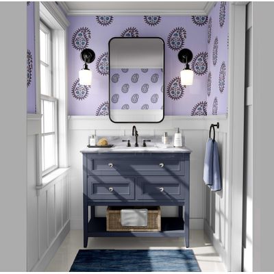 Papel de Parede Paisley Buta Estilo Asiático Autoadesivo Revestimento Decorativo Decoração DIY Fácil para Quarto e Sala - Roxo - S4Sassy 63,5 cm (L) × 304,8 cm (C) / Roxo - Vinil Texturizado