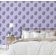Papel de Parede Paisley Buta Estilo Asiático Autoadesivo Revestimento Decorativo Decoração DIY Fácil para Quarto e Sala - Roxo - S4Sassy 63,5 cm (L) × 609,6 cm (C) / Roxo - Vinil Texturizado