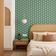 Papel de Parede Folha Moderna Verde Autoadesivo em Vinil, Revestimento Decorativo Fácil de Aplicar para Quarto, Armários e Salas - S4Sassy 63,5 cm (L) × 152,4 cm (C) / Verde - Vinil Texturizado