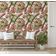 Papel Vinílico Autoadesivo Folha de Monstera Vermelha, Adesivo Decorativo para Parede, Cobertura DIY Fácil para Quarto e Sala - S4Sassy 63,5 cm (L) × 304,8 cm (C) / Vermelho - Vinil Liso