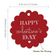 Etiquetas de Papel para Lembrancinhas 'Feliz Dia dos Namorados' com Foil - Inkdotpot 50 Etiquetas Metalizadas / Vermelho - Prata